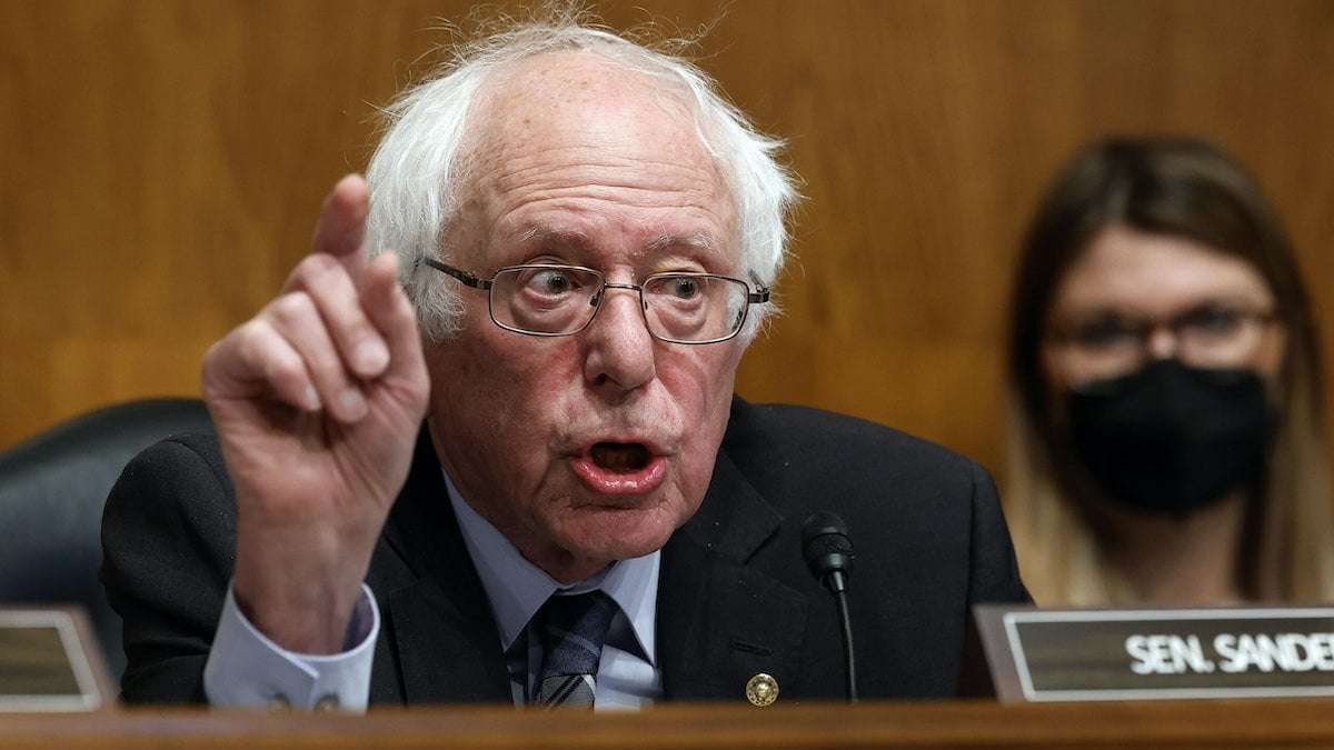 image for Bernie Sanders Calls For Confiscating All Money People Make Over $999 Million Per Year