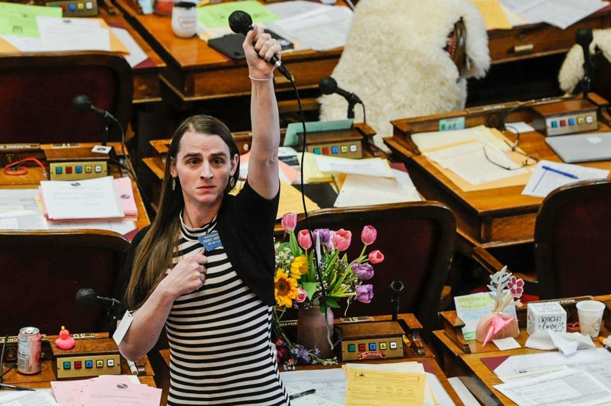 image for Montana transgender lawmaker Zooey Zephyr sues Republicans over ‘terrifying’ vote to expel her from statehouse
