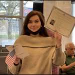 image for This morning, after seven years, my wife finally became a citizen!