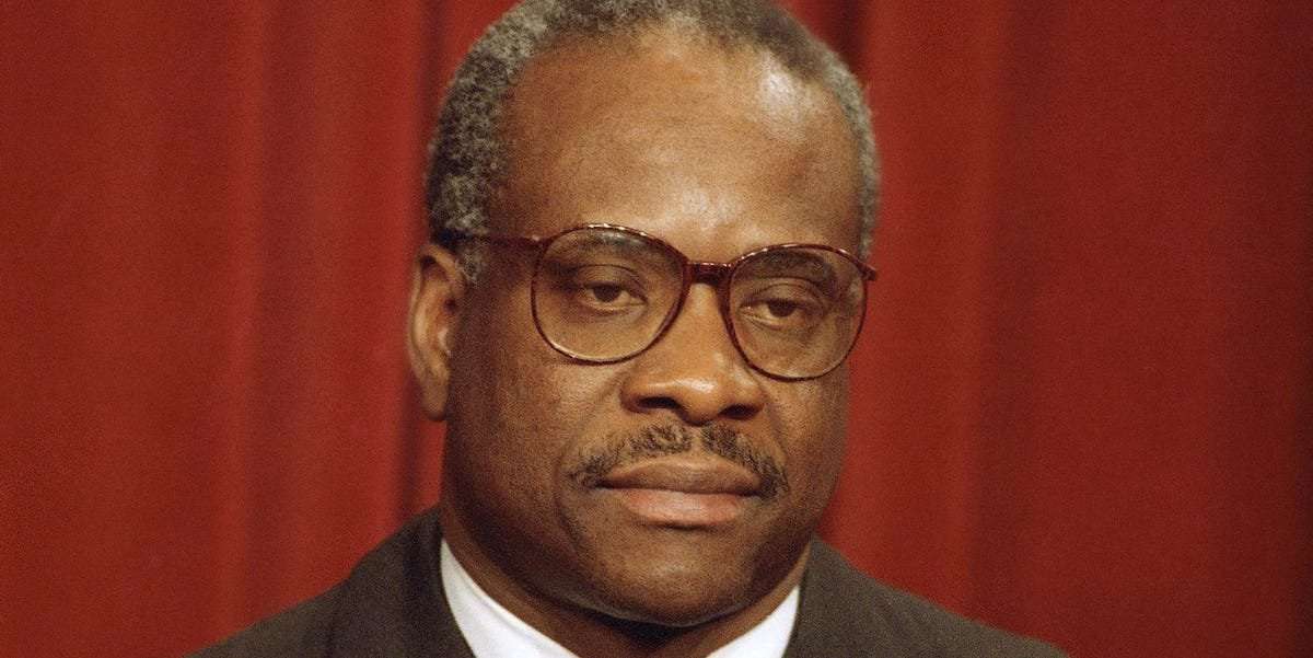 image for Clarence Thomas — who let a GOP megadonor foot bills for him for years — said being a Supreme Court justice 'is not worth doing for what they pay'