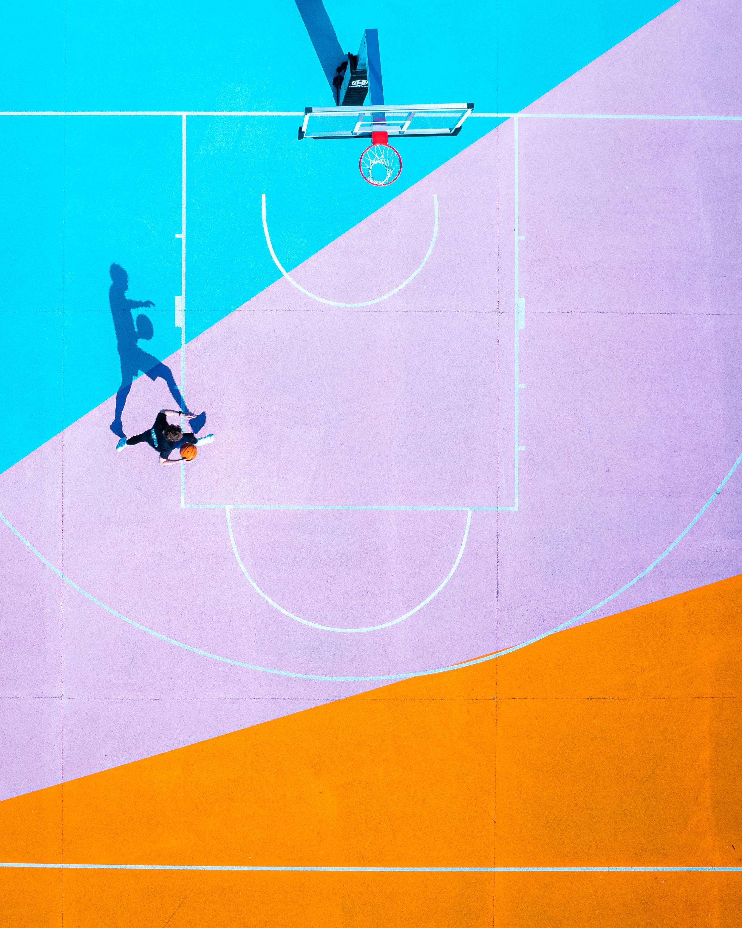 image showing ITAP of me playing basketball