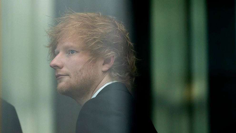 image for Ed Sheeran wins copyright infringement lawsuit involving 'Thinking Out Loud'