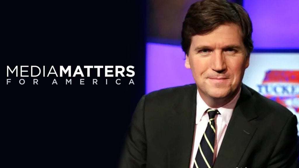 image for Fox Sends Cease-And-Desist Letter To Media Matters Over Leaked Tucker Carlson Videos; Media Watchdog Responds