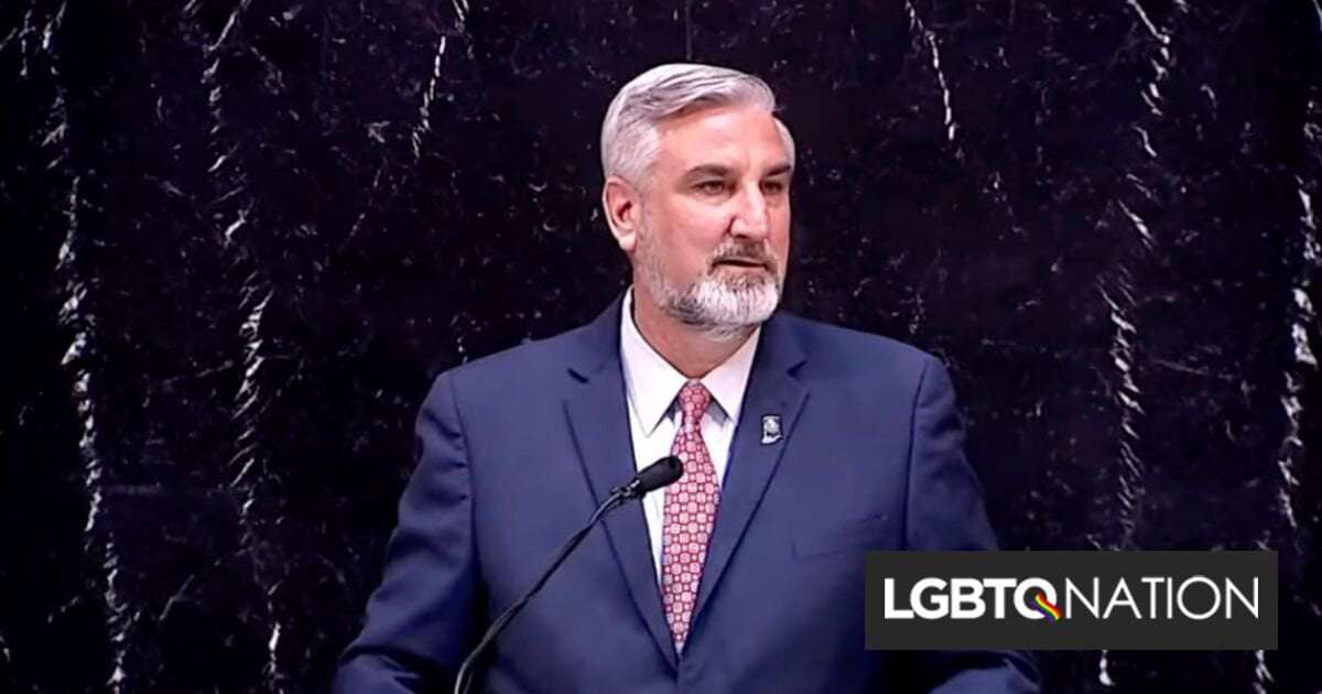 image for Indiana governor signs “Don’t Say Gay” bill that forces teachers to out trans kids to their parents