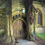 image for The door of an English country church