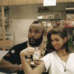 image for My future wife meeting Mr. T when she worked at a comic book store- mid 90's.