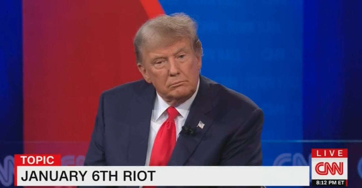 image for Trump refuses to acknowledge he lost ‘rigged’ 2020 election at CNN town hall