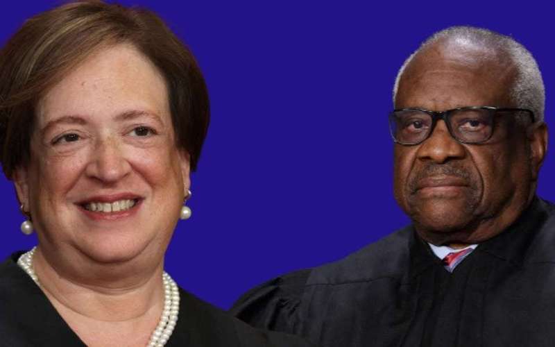 image for Justice Elena Kagan was worried about the ethics of accepting bagels from friends, while Clarence Thomas was enjoying expensive vacations paid for by a GOP megadonor: report