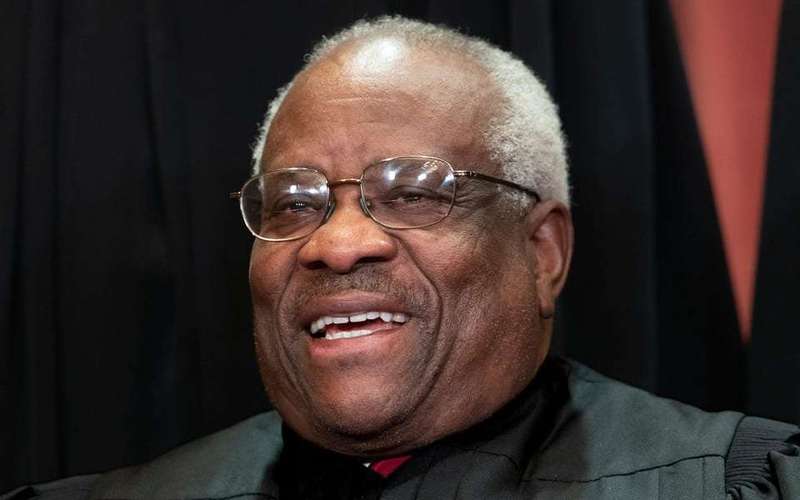image for Clarence Thomas, who accepted lavish gifts from a billionaire, argued that a law prohibiting taking bribes is too vague to be fairly enforced
