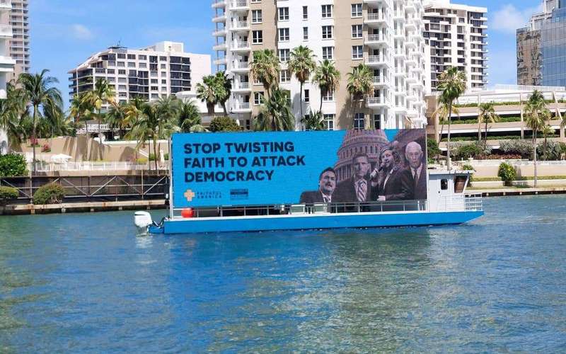 image for Faith leaders speak out against ‘toxic’ Christian nationalist conference arriving at Trump’s Miami resort