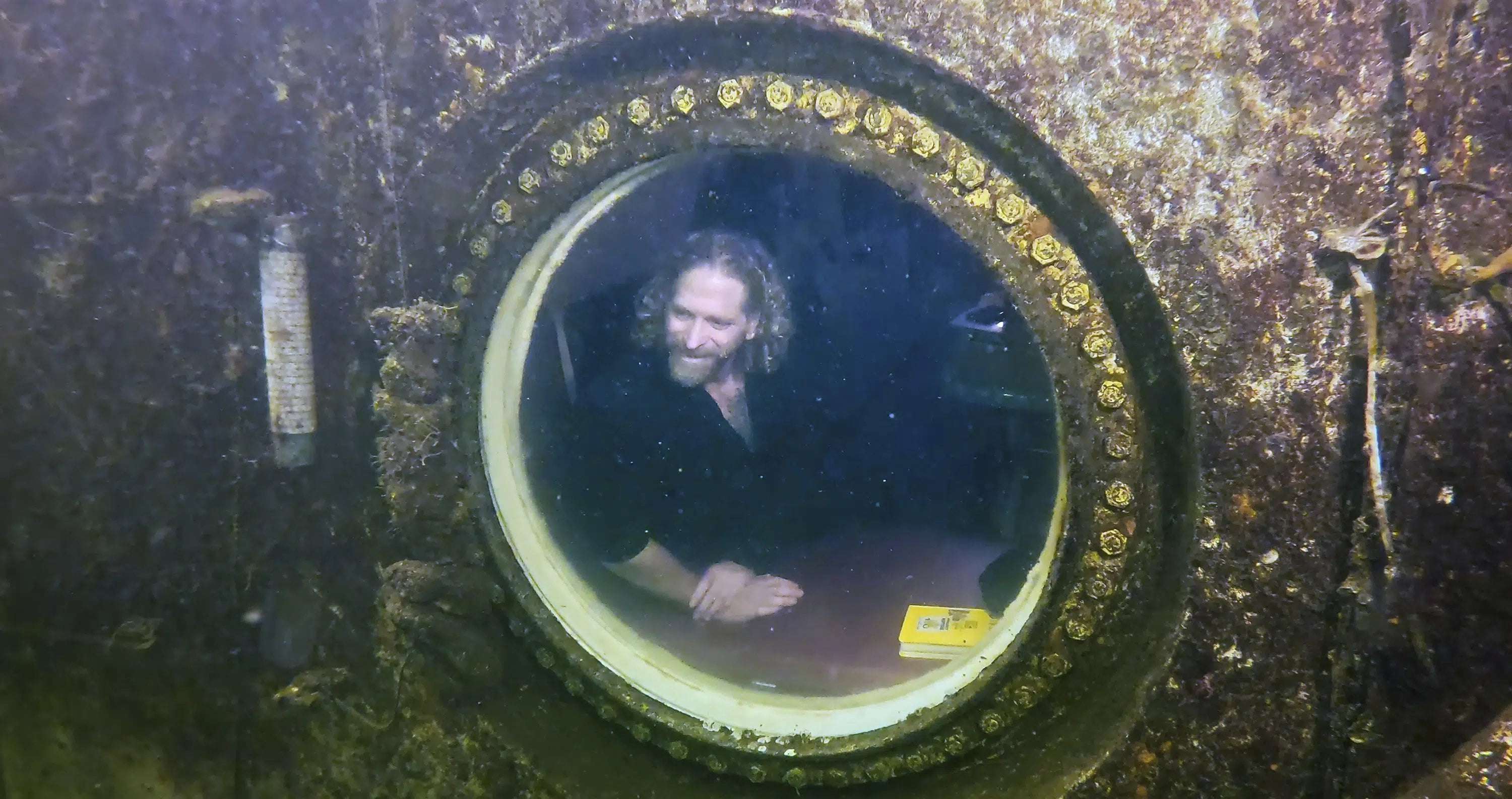image for He likes to be, under the sea: Florida man sets record for living underwater