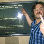 image for Jack black beating a video game in the early 2000s with an awesome stash.