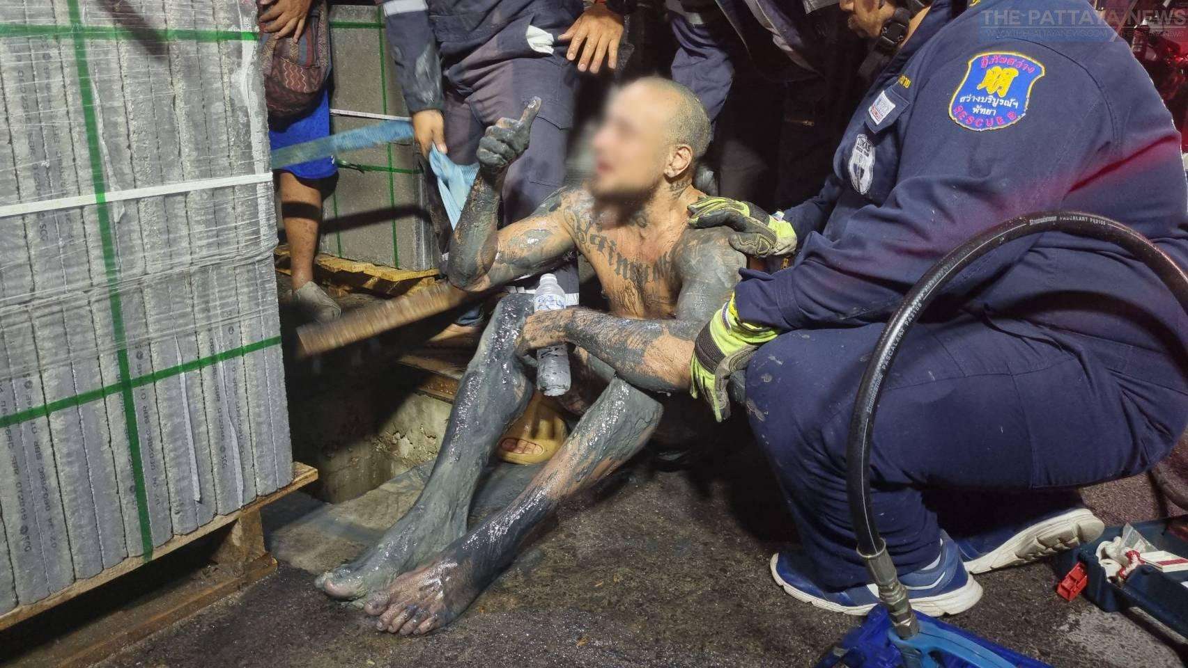 image for American Tourist Rescued from Pattaya Sewer After Being Trapped For Over Seven Hours
