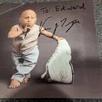 image for Met Verne Troyer at a convention when I was little. My mom found this signed photo while cleaning.