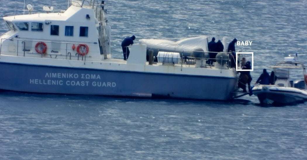 image for Greece Says It Doesn’t Ditch Migrants at Sea. It Was Caught in the Act.