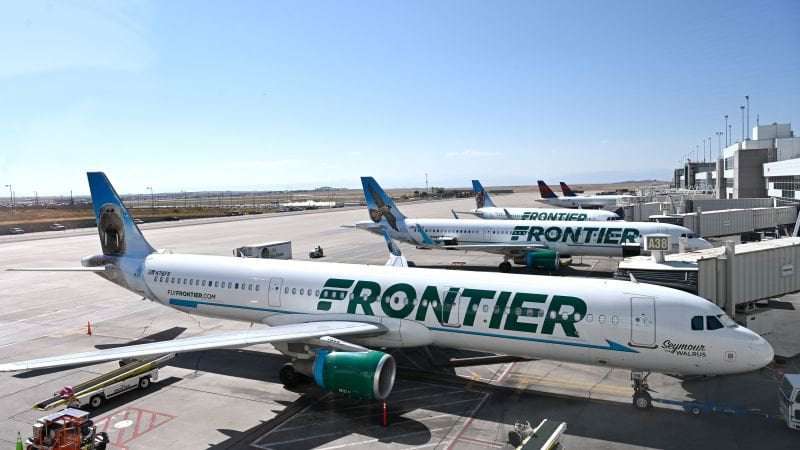 image for Passenger cited after hitting Frontier Airlines flight attendant with intercom phone