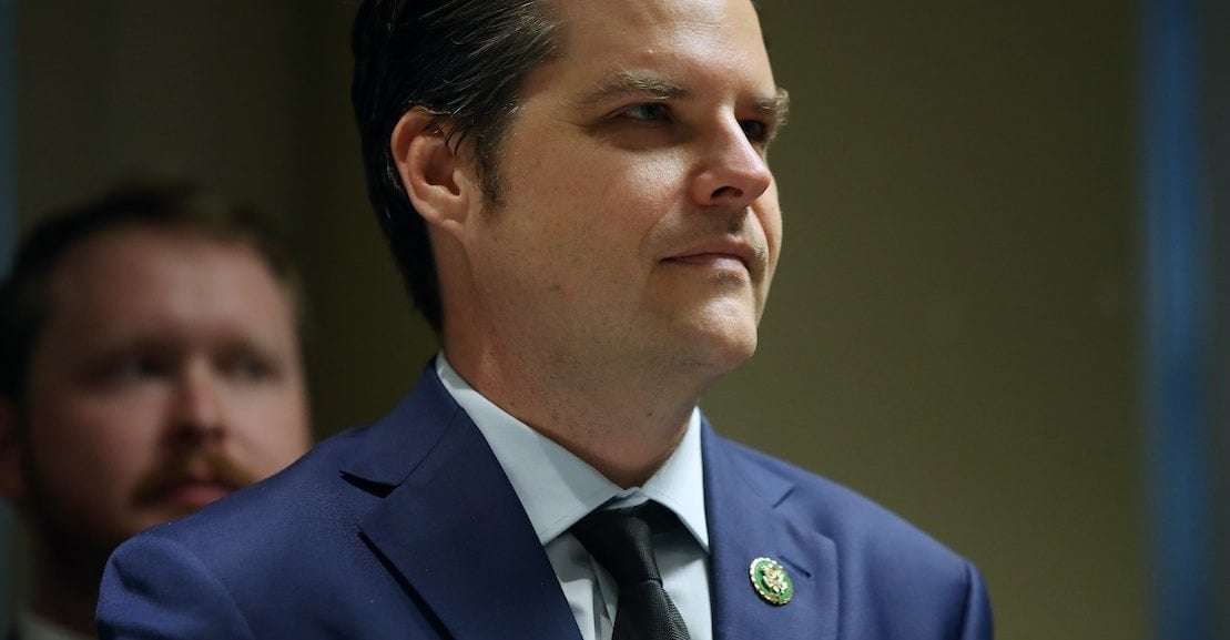 image for Matt Gaetz Admits Republicans Are Holding America “Hostage” Over Debt Ceiling