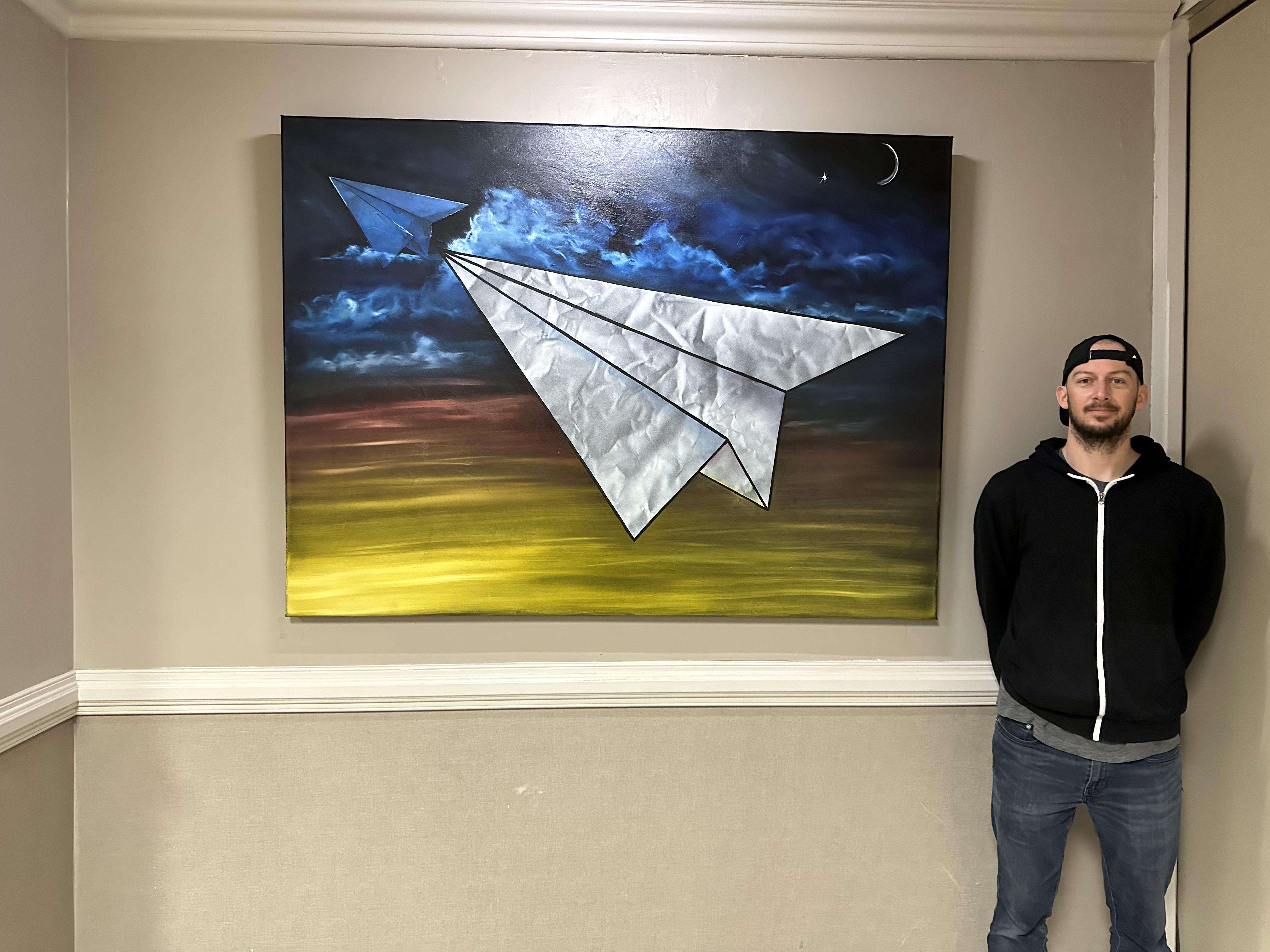 image showing (OC) sold a painting to a local hotel. Lost money on the deal but I’m counting it as a win lol