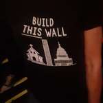 image for Build the wall shirt spotted at a Subhumans show.