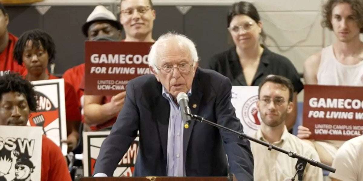image for When 3 Men Richer Than 165 Million People, Sanders Says Working Class Must 'Come Together'