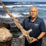 image for A 900-year-old Crusader sword discovered off Israel's northern coast in October 2021.