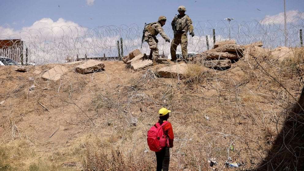 image for Unlawful southern border entries down 70% from record highs since end of Title 42
