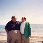 image for Chris Farley and his dad in the 90s