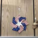 image for Star-Spangled “Pinwheel” that came in a bag of assorted “Patriotic Summer Decorations”