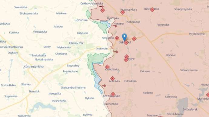 image for Ukraine's Armed Forces advance another 1,400 metres on Bakhmut front