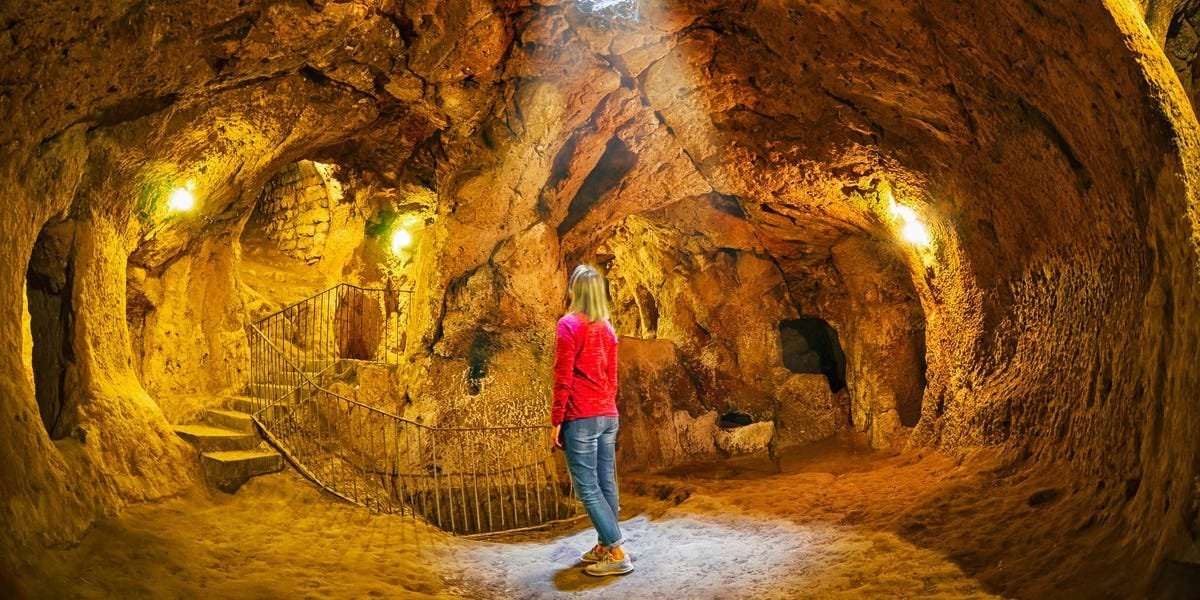 image for A man knocked down a wall in his basement. He found an abandoned underground city that was once home to 20,000 people.