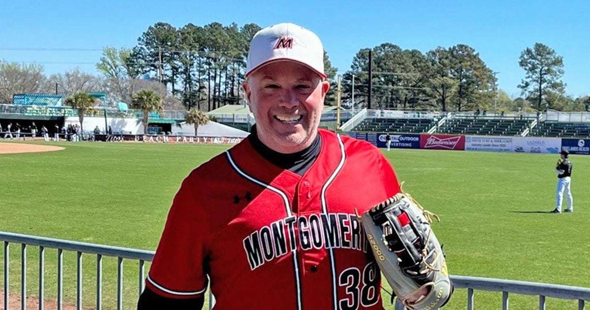 image for He’s 56, retired ... and now playing college baseball