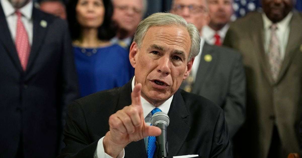 image for Greg Abbott Axes Water For Texas Construction Workers Amid 3-Digit Temperatures