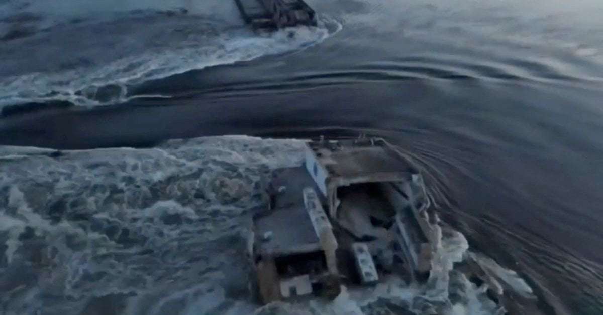 image for Evidence suggests Russia blew Kakhovka dam in Ukraine: NYT