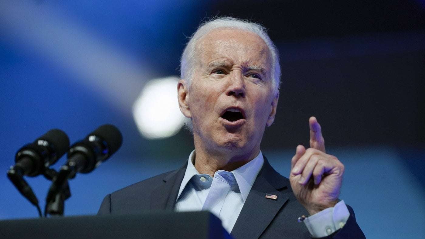 image for Biden says rich must 'pay their share' at first reelection campaign rally