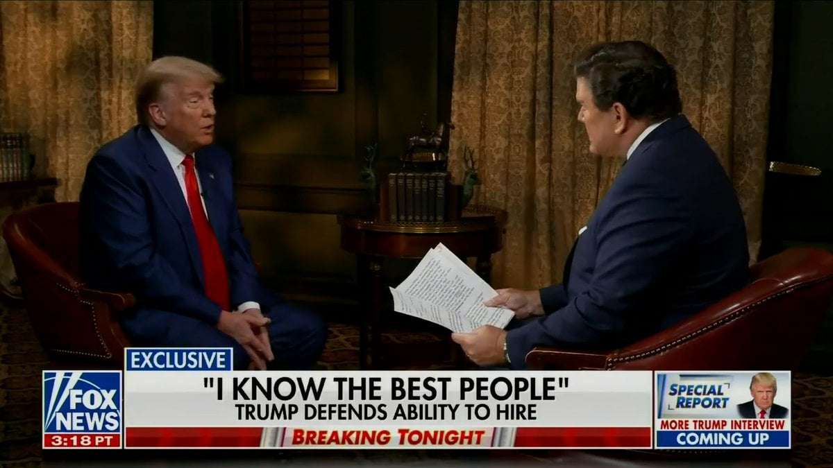 image for Fox confronts Trump with lengthy list of aides he appointed – and then turned on