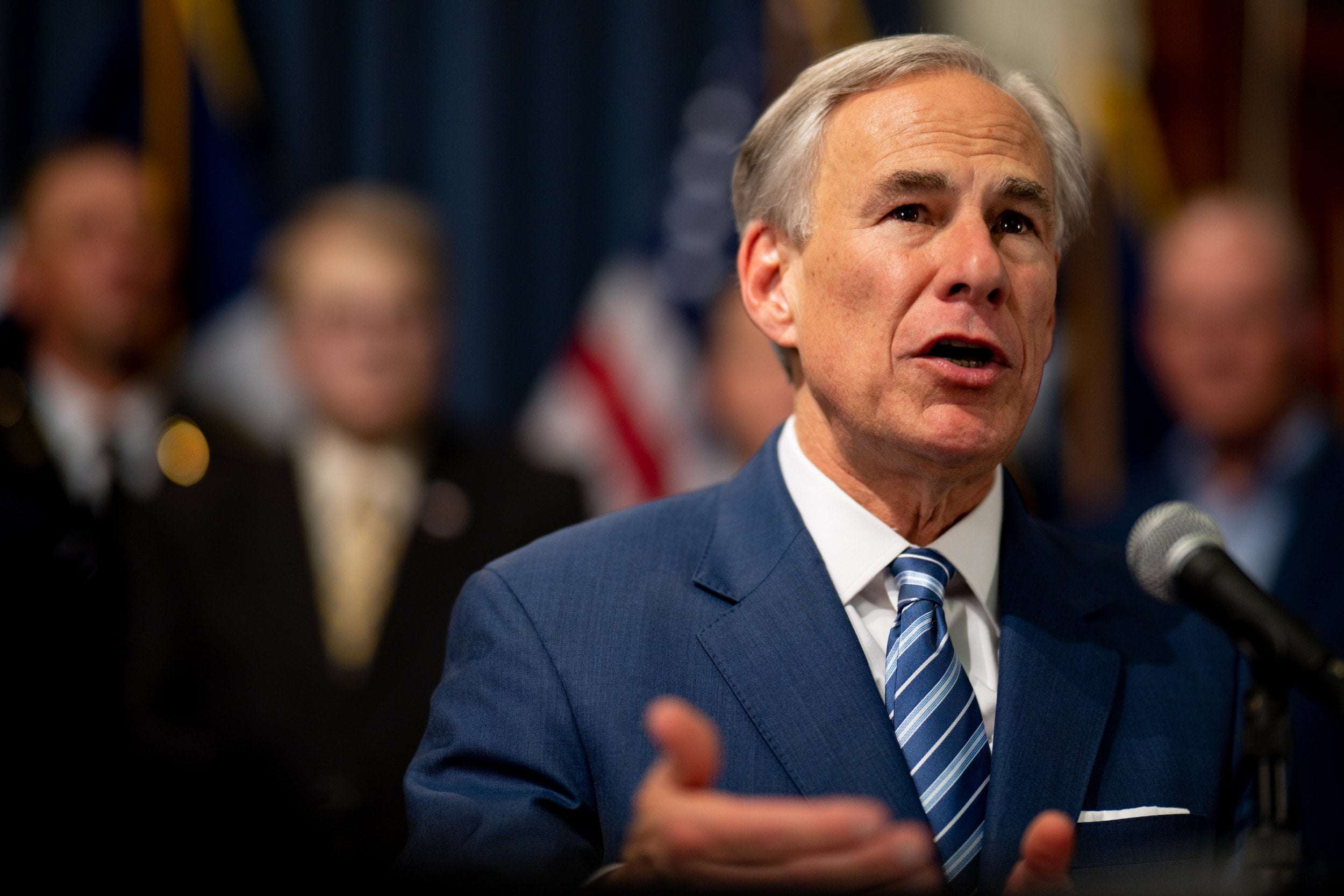 image for Greg Abbott Axing Water Breaks Before Texas Heat Wave Sparks Anger: 'Cruel'