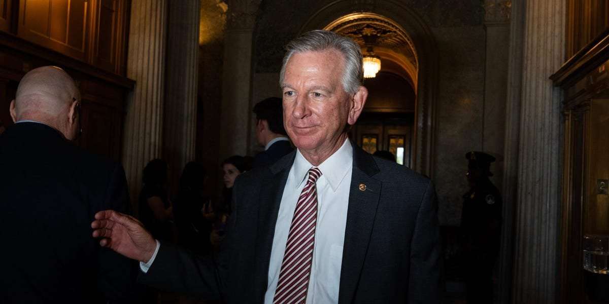 image for Sen. Tommy Tuberville voted against a bill that just gave his state $1.4 billion for rural broadband. He's celebrating it anyway.