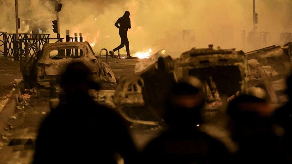 image for Over 800 arrested across France in 3rd night of riots after fatal police shooting of teen