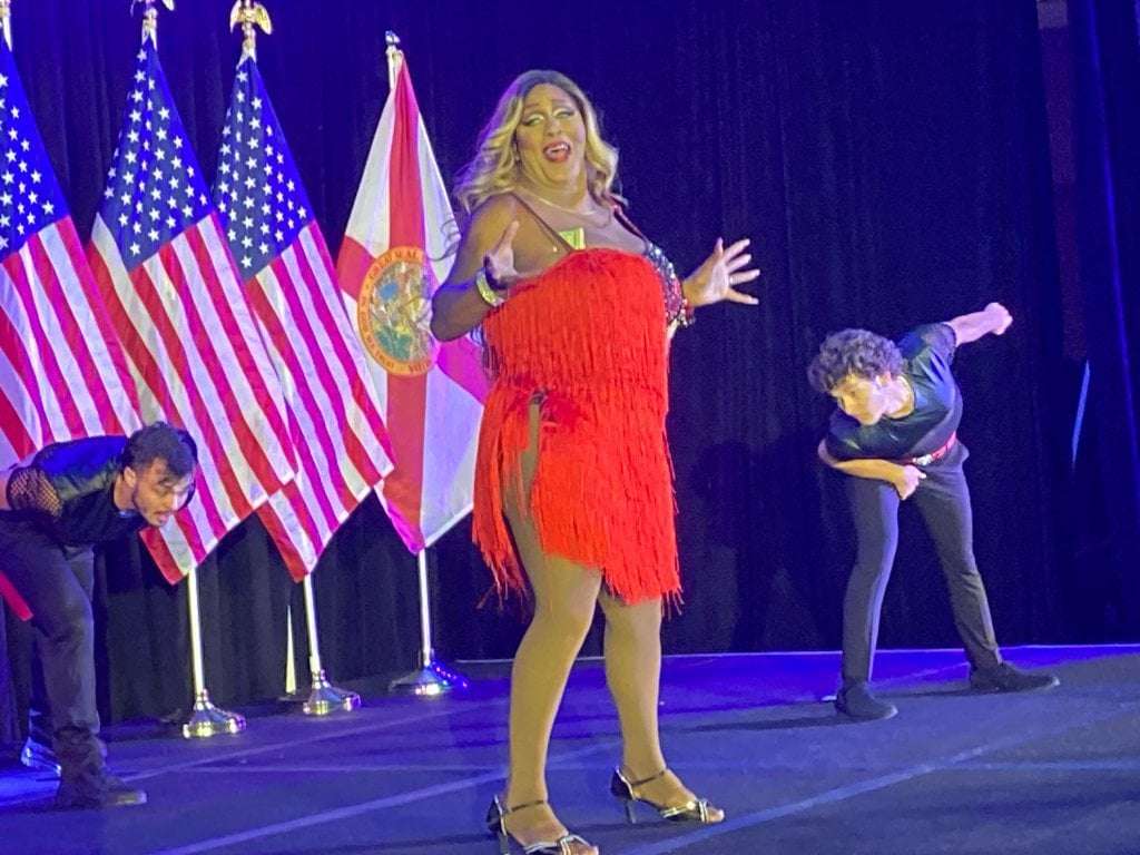 image for In jab at DeSantis, Florida Democrats cap off fundraising dinner with raucous drag show