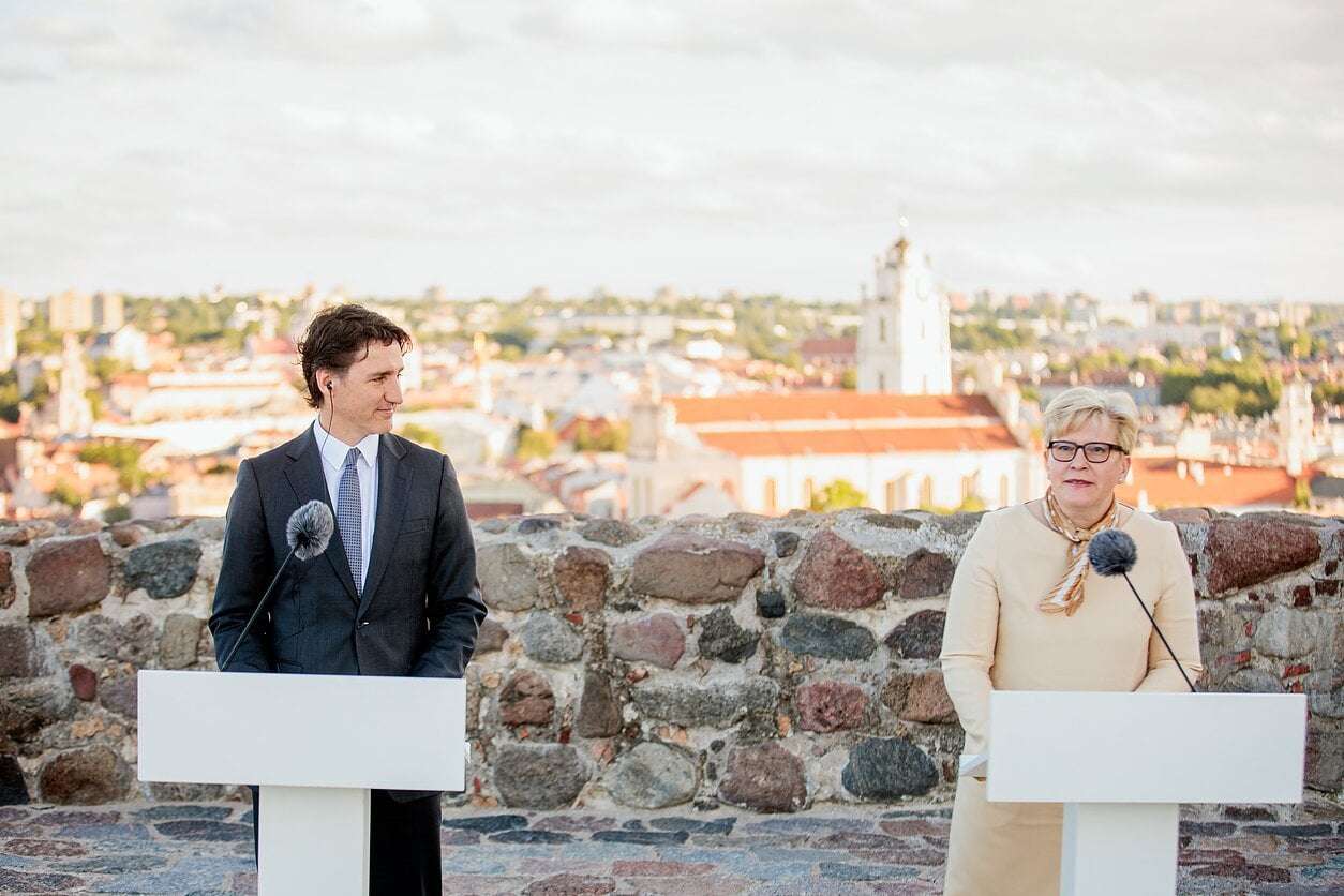 image for Trudeau opens Canadaâs embassy in Vilnius