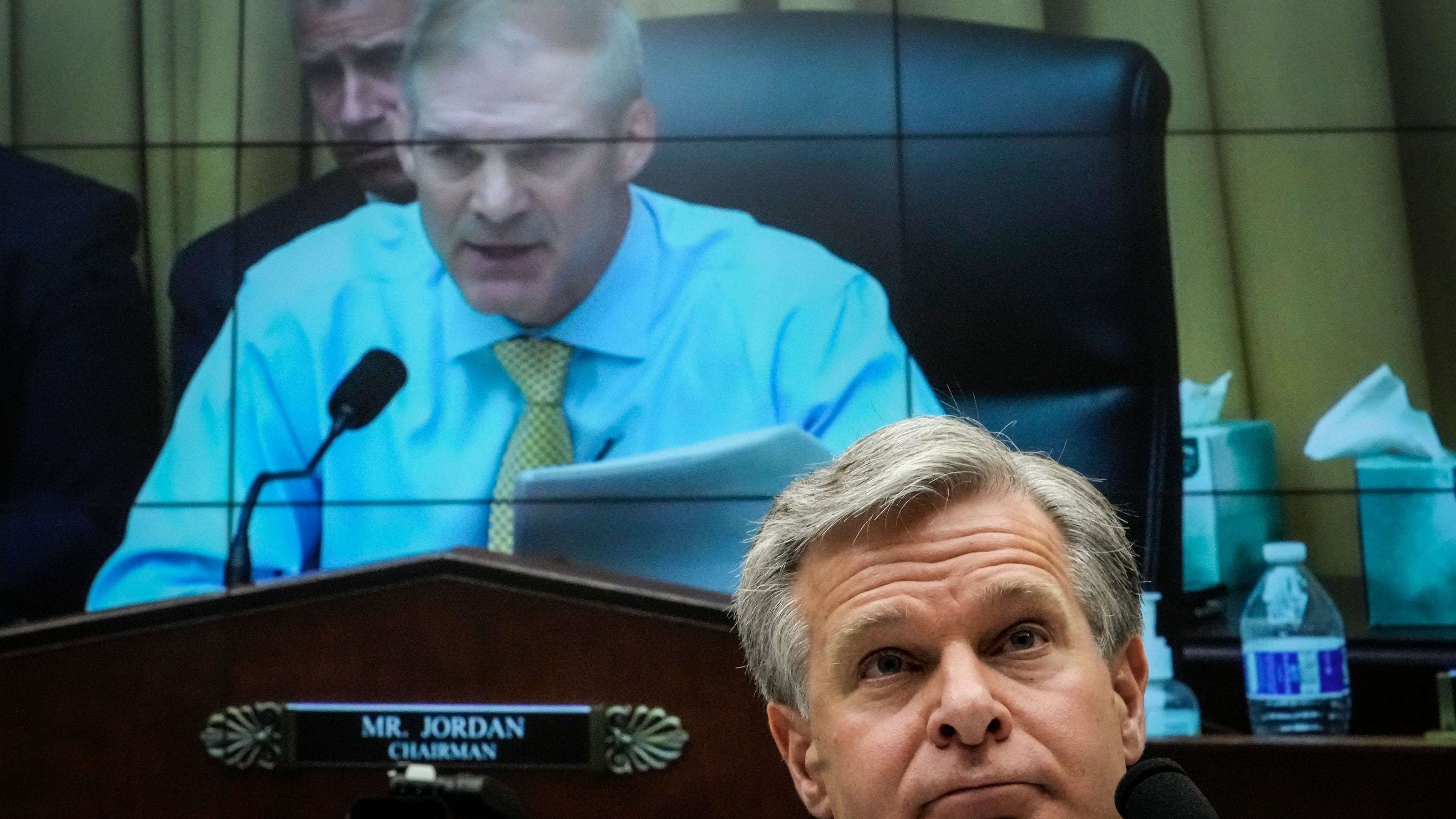 image for Gone in 60 seconds: At FBI director hearing, Republican conspiracies about Biden go 'POOF!'