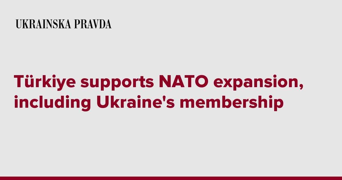 image for Türkiye supports NATO expansion, including Ukraine's membership