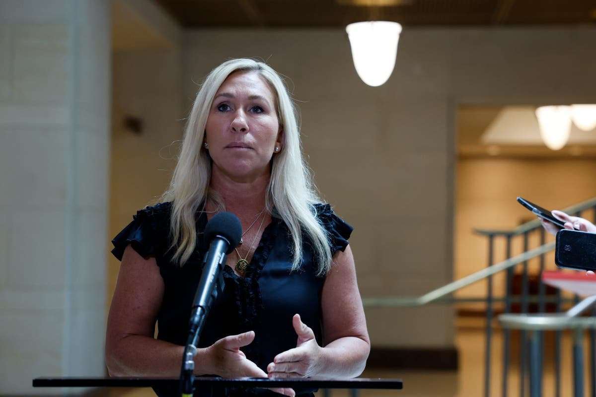 image for Biden’s latest campaign video is a Marjorie Taylor Greene speech