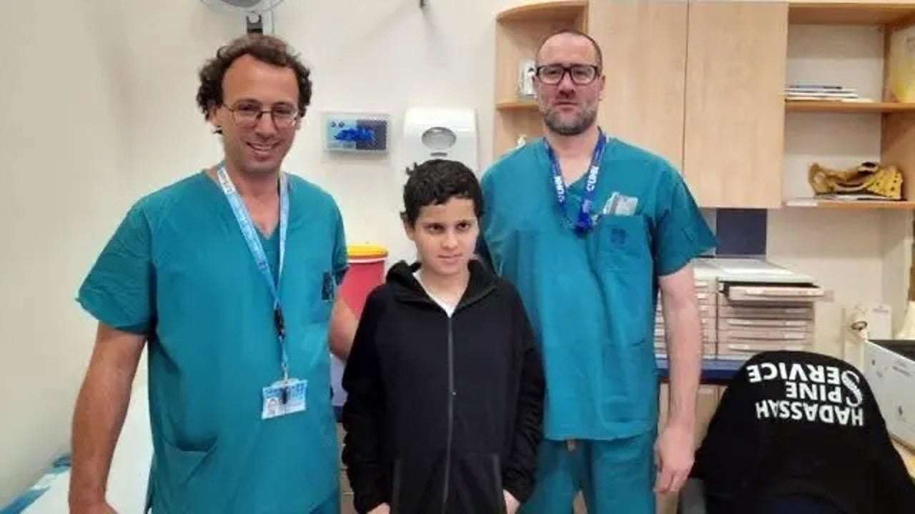 image for Doctors reattach boy's head after car accident thanks to 'amazing' surgery