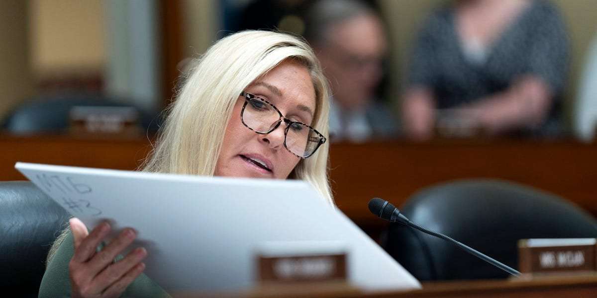 image for MTG said she was 'uncomfortable' showing photos of Hunter Biden having sex but Americans 'deserve' to see them