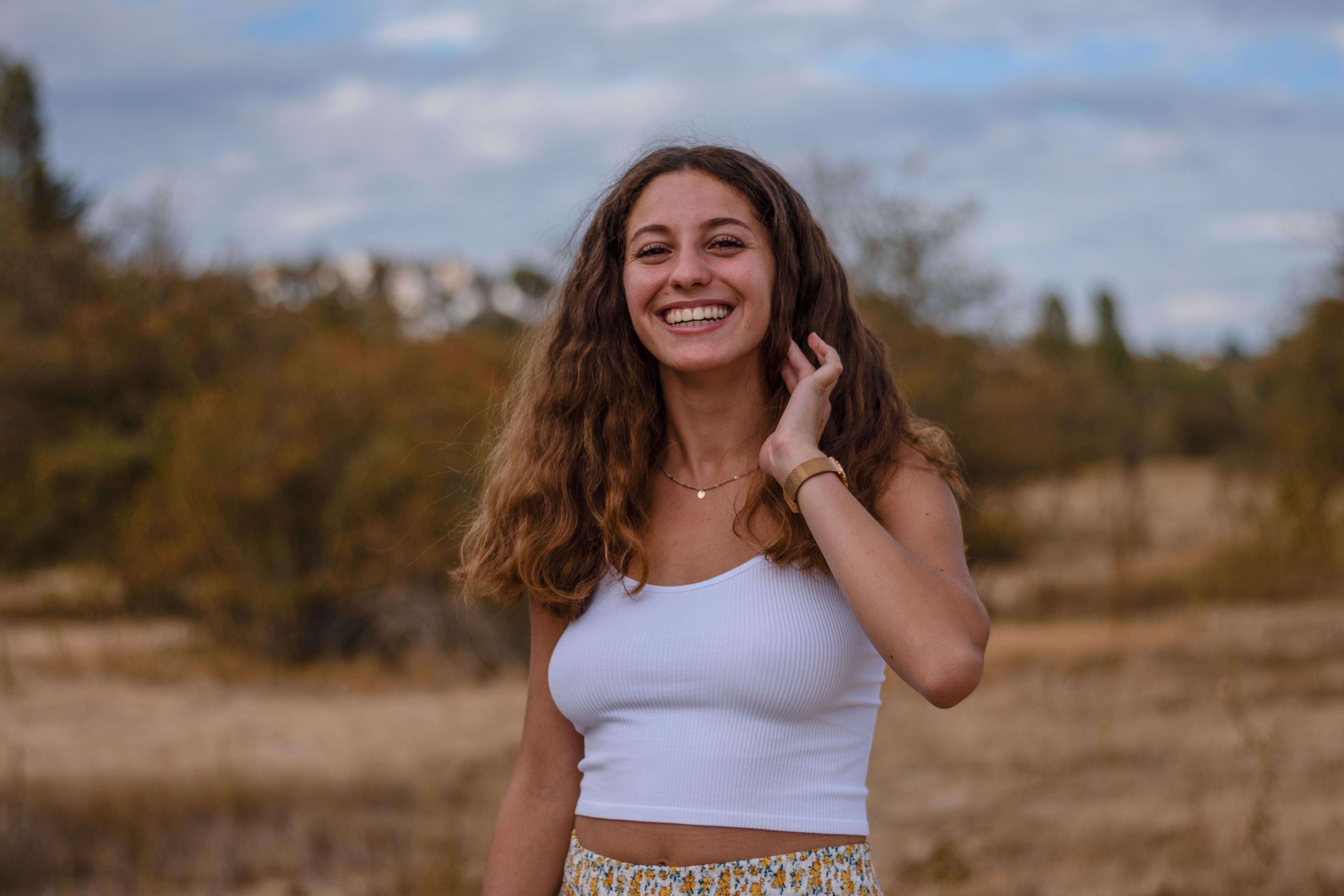 image showing ITAP of my smiling friend [Portrait]