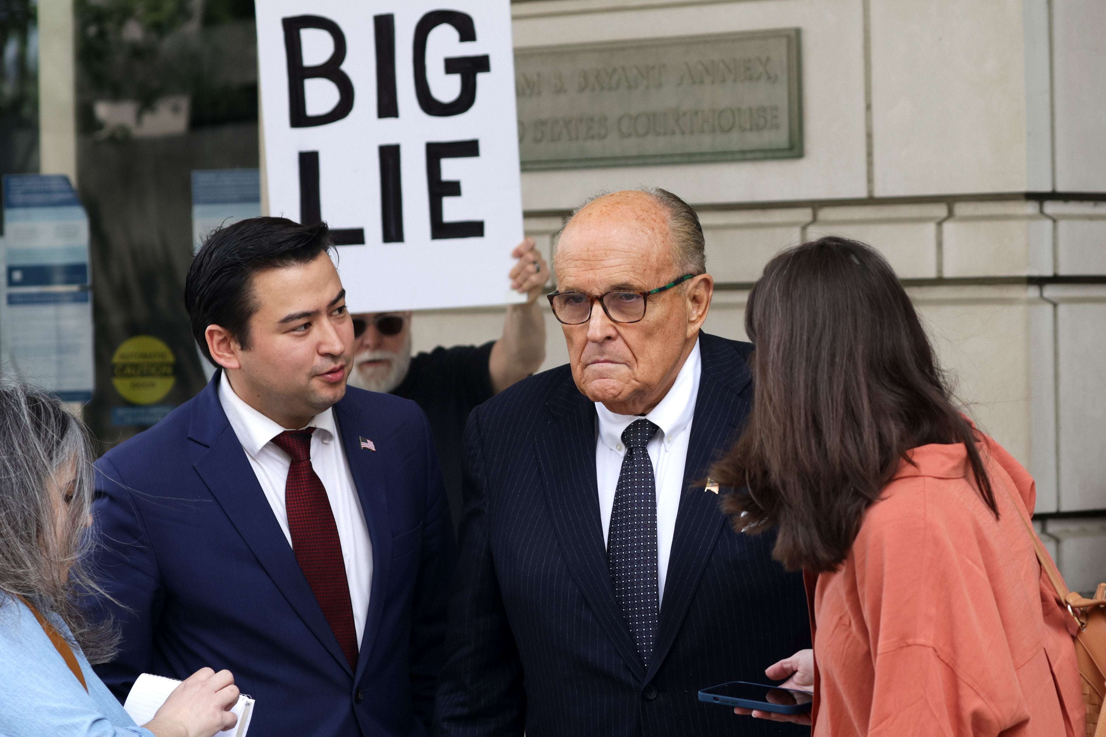 image for Rudy Giuliani Admits False Statements About Georgia Election Workers