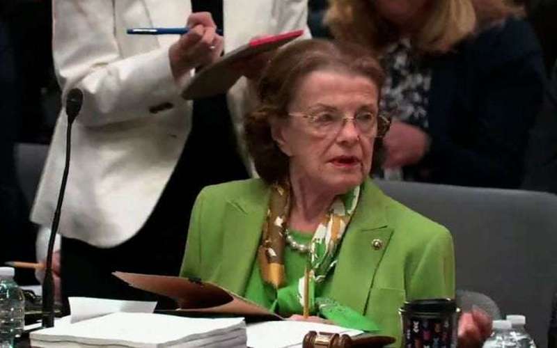 image for Feinstein gets confused in Senate Appropriations hearing, has to be prodded to vote