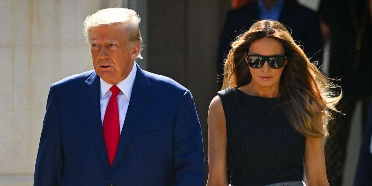 image for Trump says it's really 'unpleasant' that he has to keep telling Melania he's been indicted again