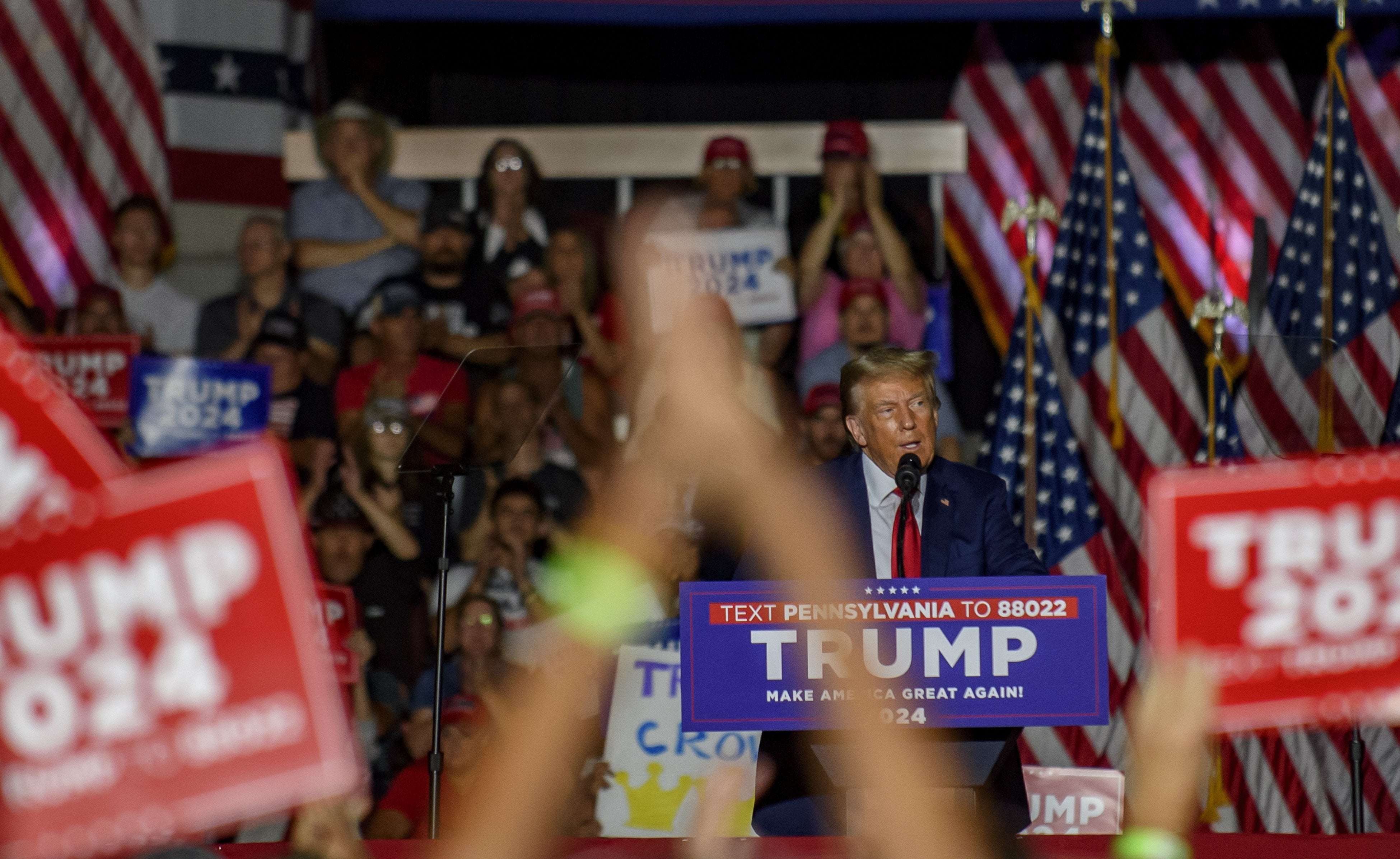 image for Trump Sparks Divide After Reportedly Using $40M in Donations on Legal Fights